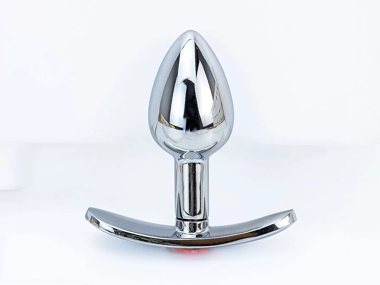 Dụng cụ kích thích hậu môn inox có tay cầm