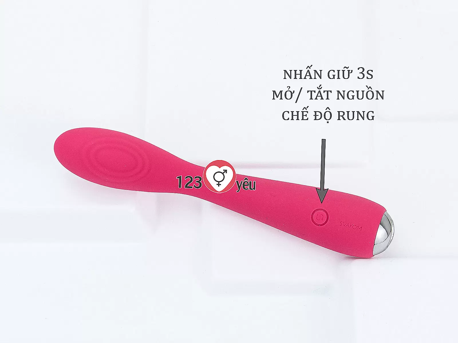 Máy massage ngón tay Svakom Iris 5 chế độ pin