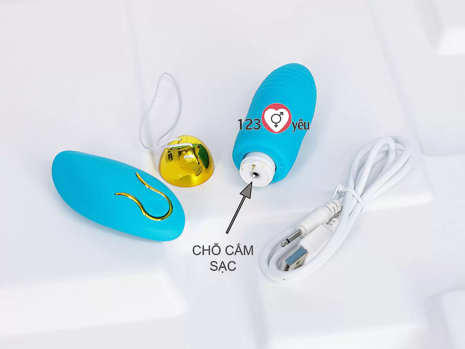 Trứng rung tình yêu pin sạc Safiman điều khiển từ xa không dây