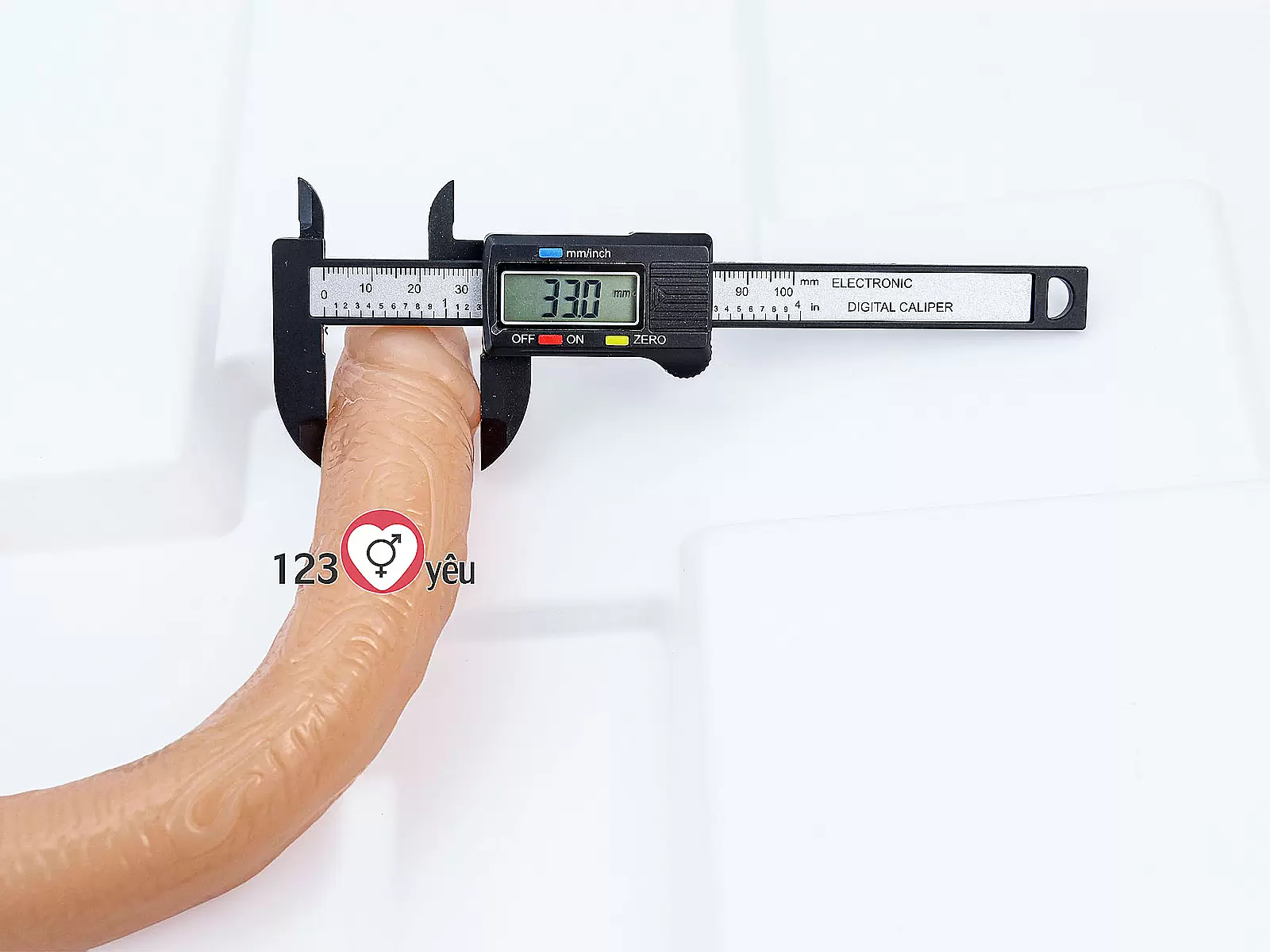 Dương vật giả 2 đầu silicon size trung