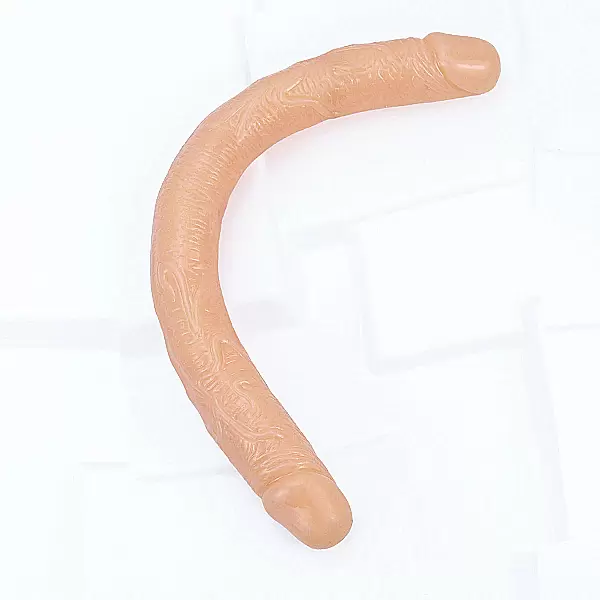 Dương vật giả 2 đầu silicon size trung