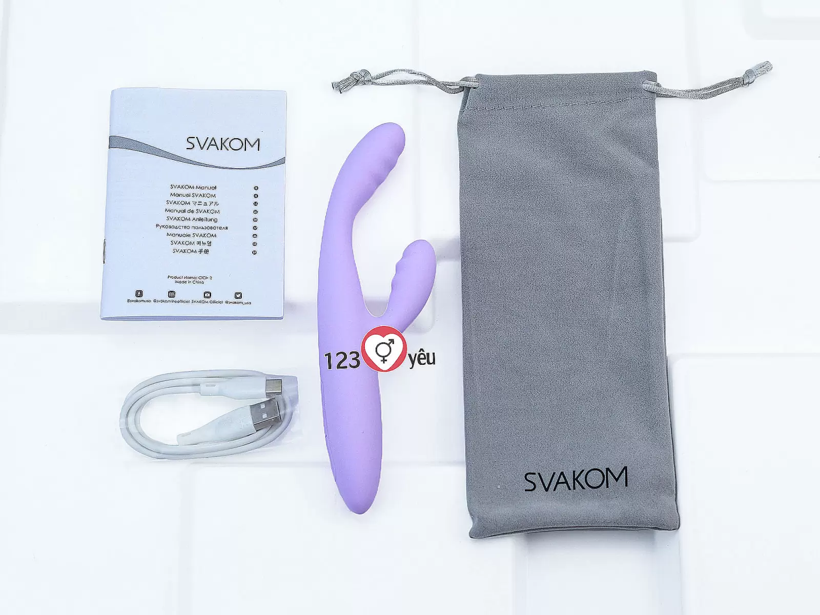 Máy mát xa điểm G Svakom CiCi+2 có nhánh