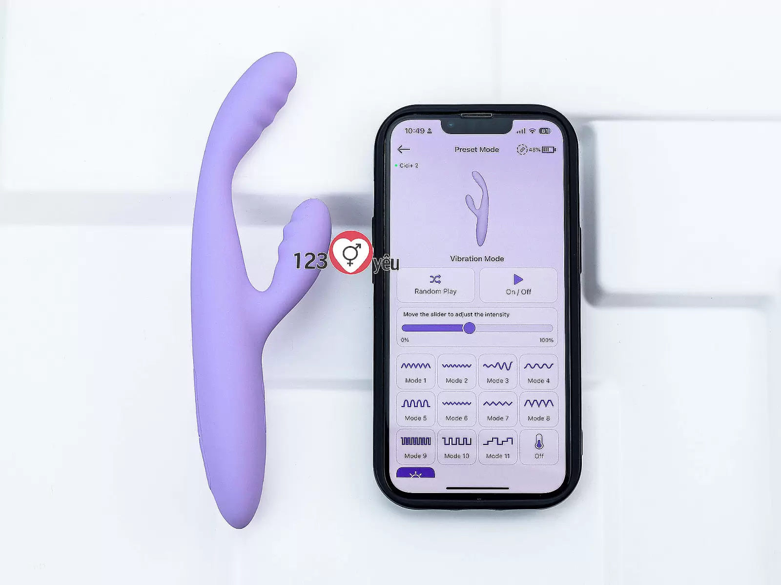 Máy mát xa điểm G Svakom CiCi+2 có nhánh