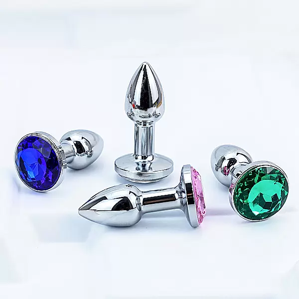 Sextoy kích hậu Inox mini có đế nhiều màu sắc