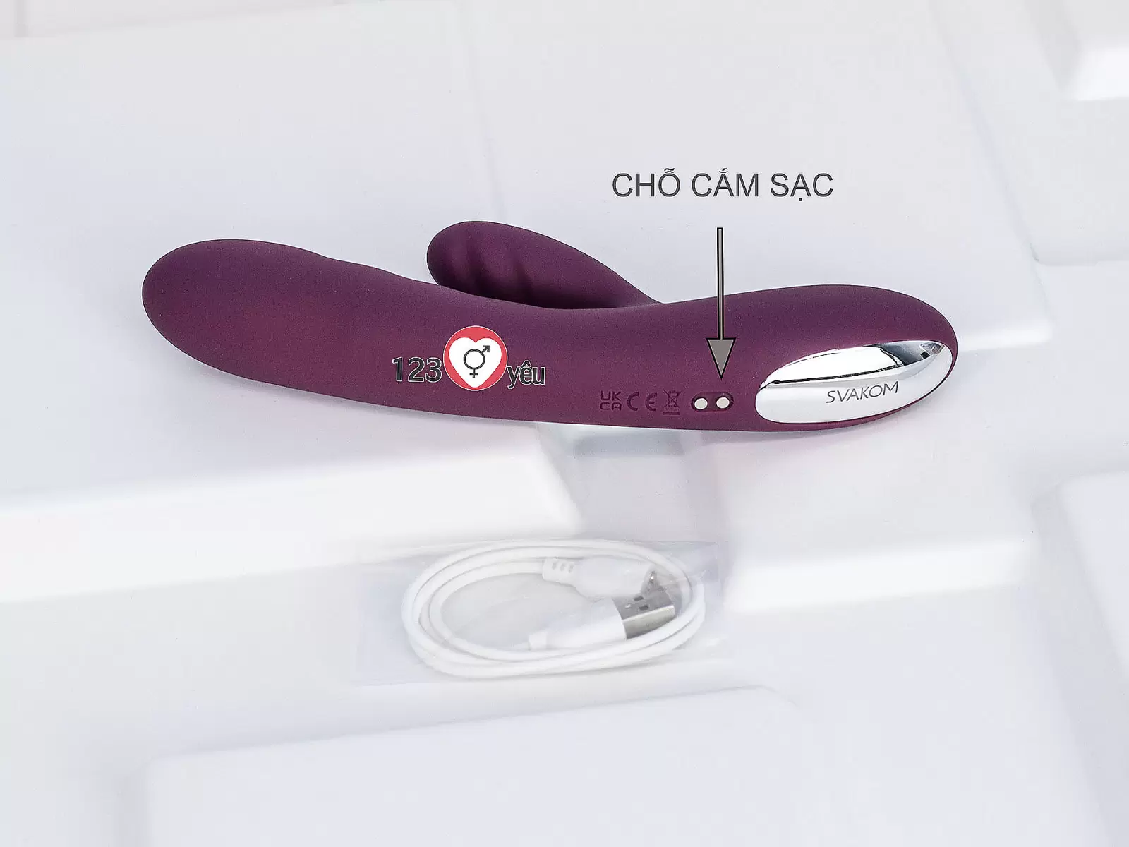 Máy mát xa điểm G Svakom Avery rung thụt chuẩn USA