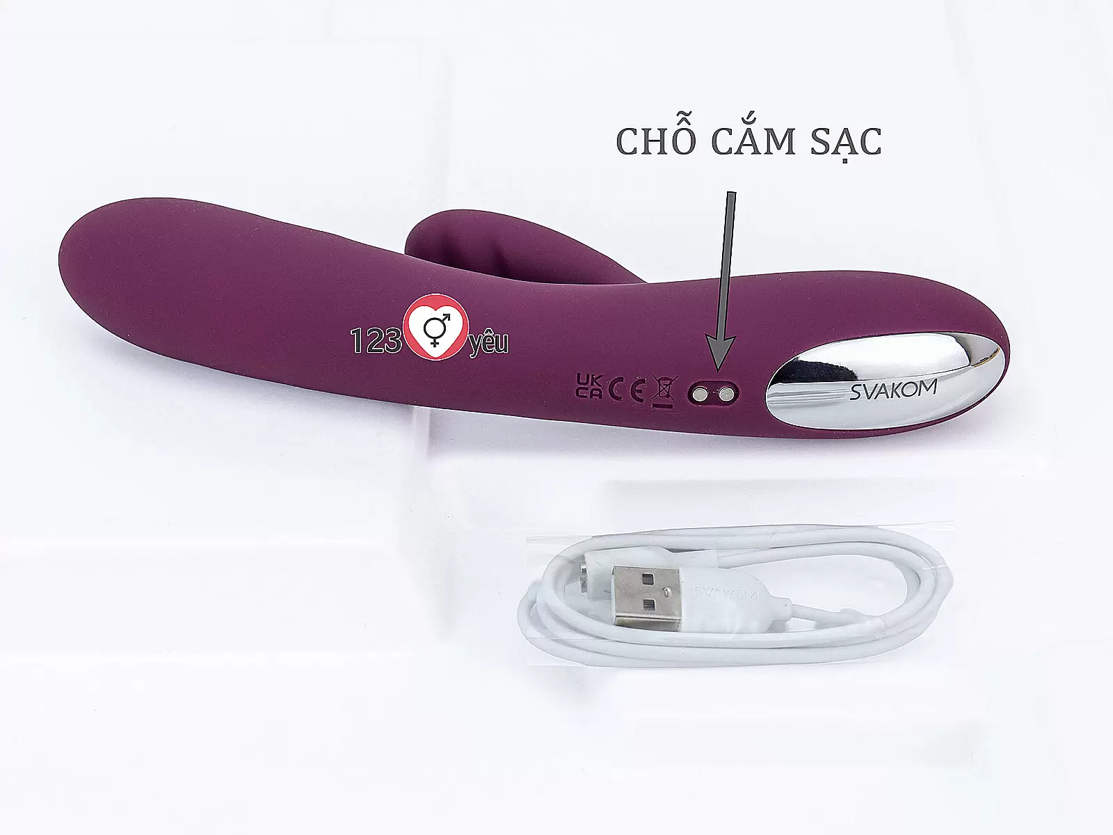 Máy mát xa điểm G Svakom Avery rung thụt chuẩn USA