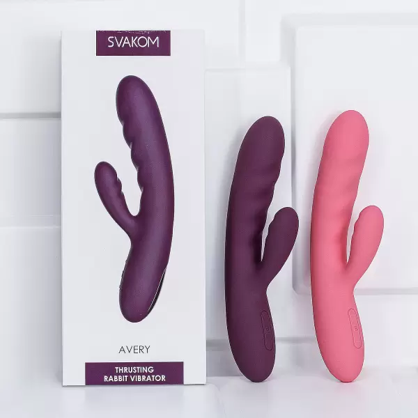 Máy mát xa điểm G Svakom Avery rung thụt chuẩn USA