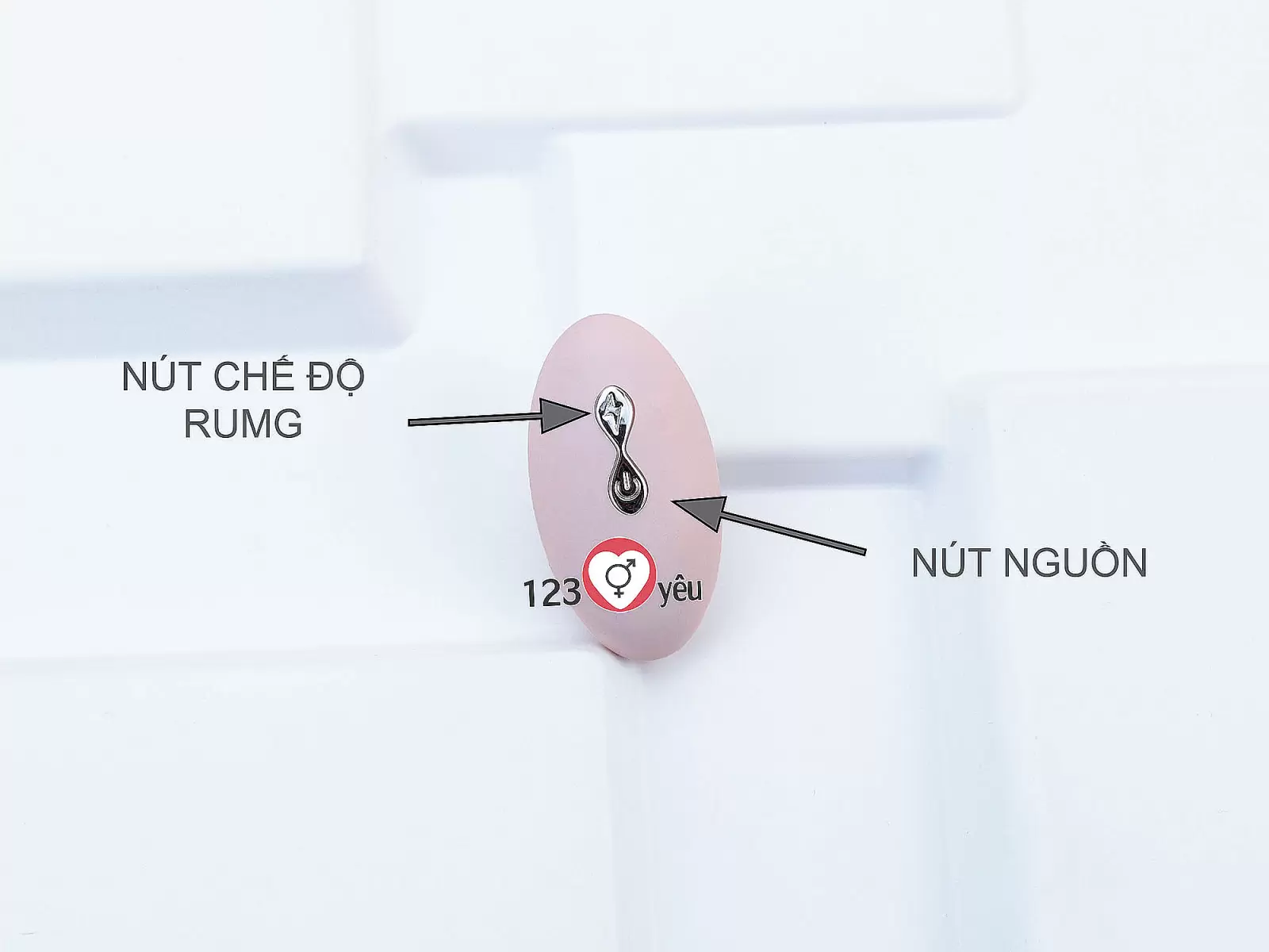 Trứng rung tình yêu Small Fish kèm điều khiển