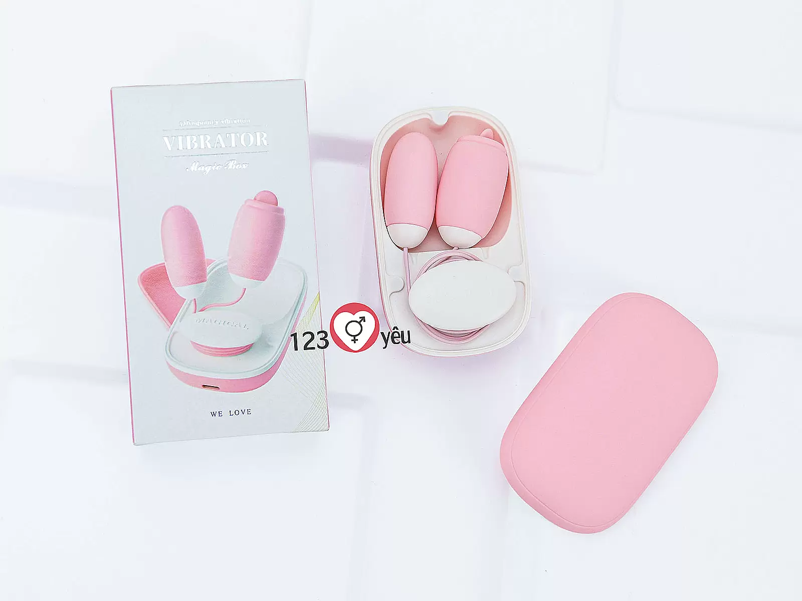 Trứng rung Vibrator Magic Box có lưỡi liếm
