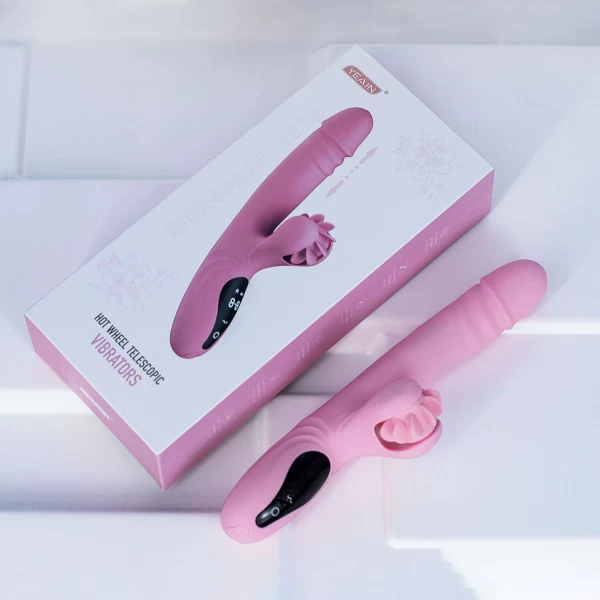Máy massage Yeain Vibrators rung thụt có lưỡi liếm cảm ứng