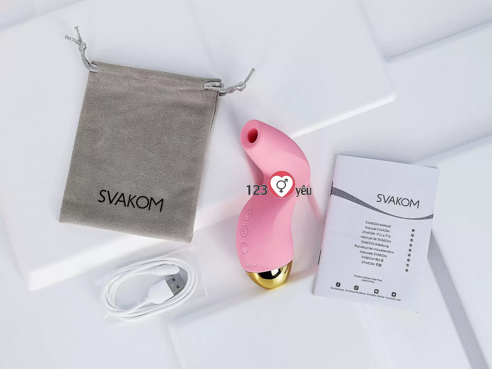 Máy mát xa bú mút điểm G Svakom Pulse Pure