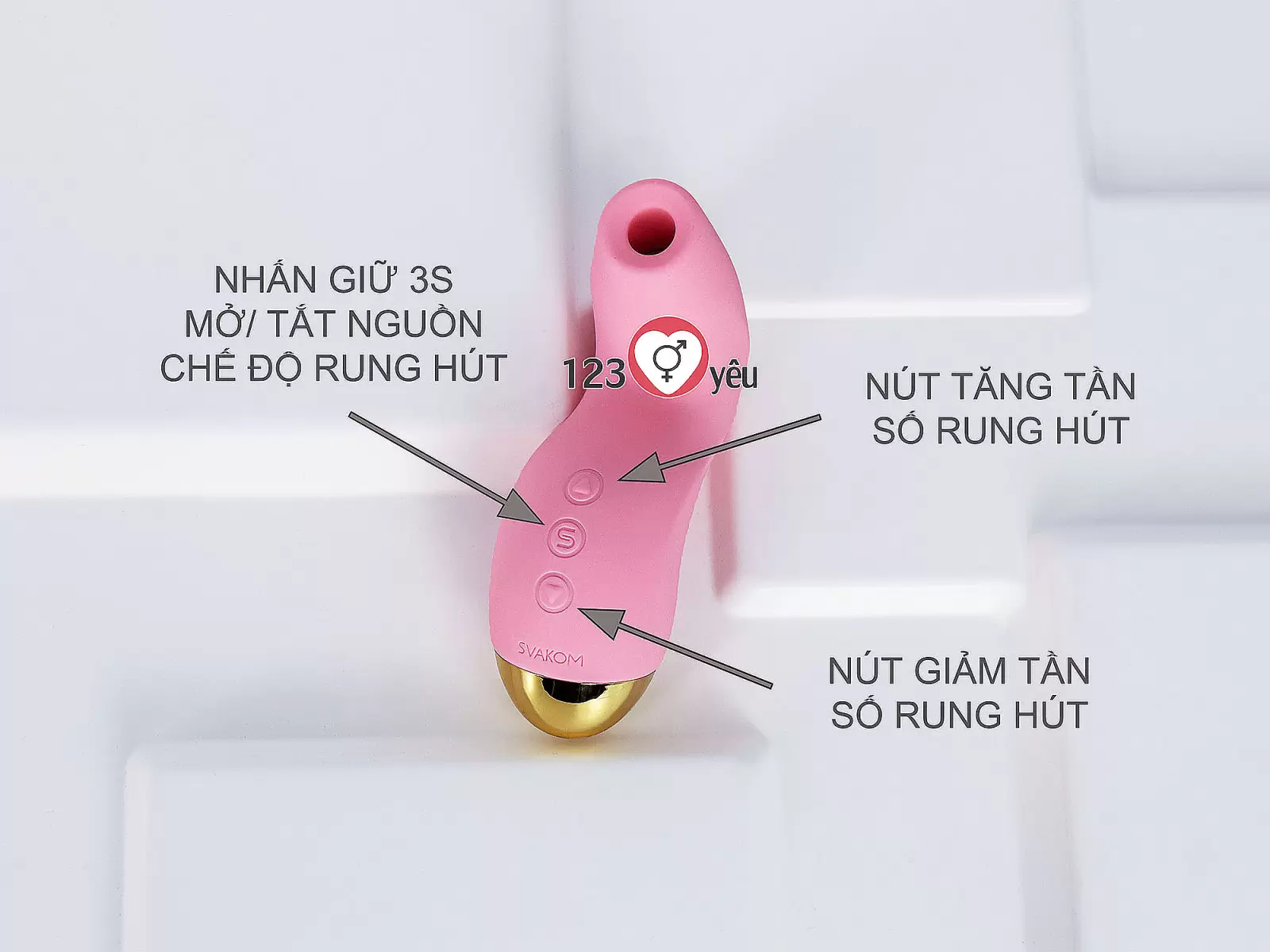 Máy mát xa bú mút điểm G Svakom Pulse Pure