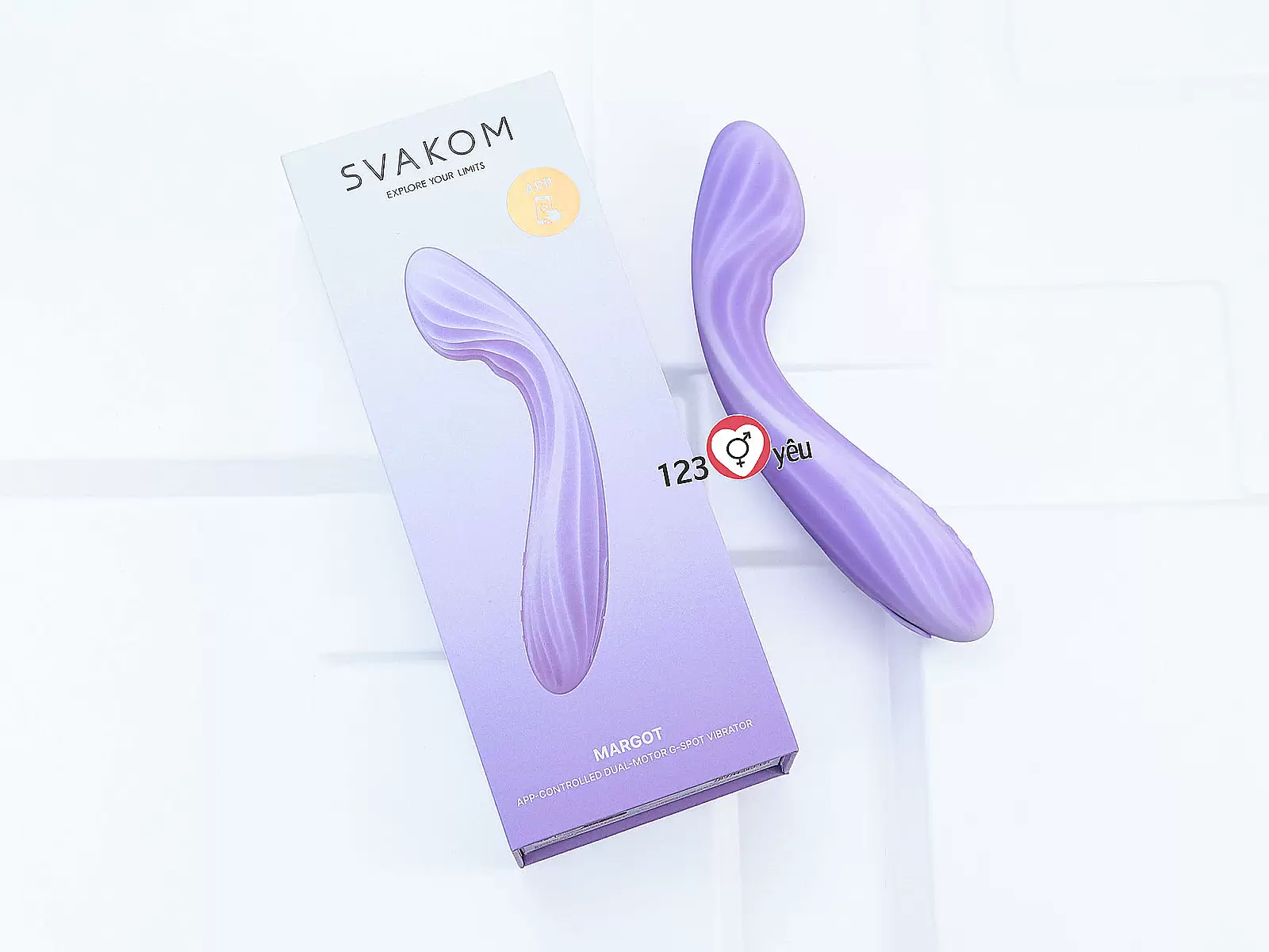 Máy massage Svakom Margot nhiều chế độ rung kết nối từ xa qua App điện thoại