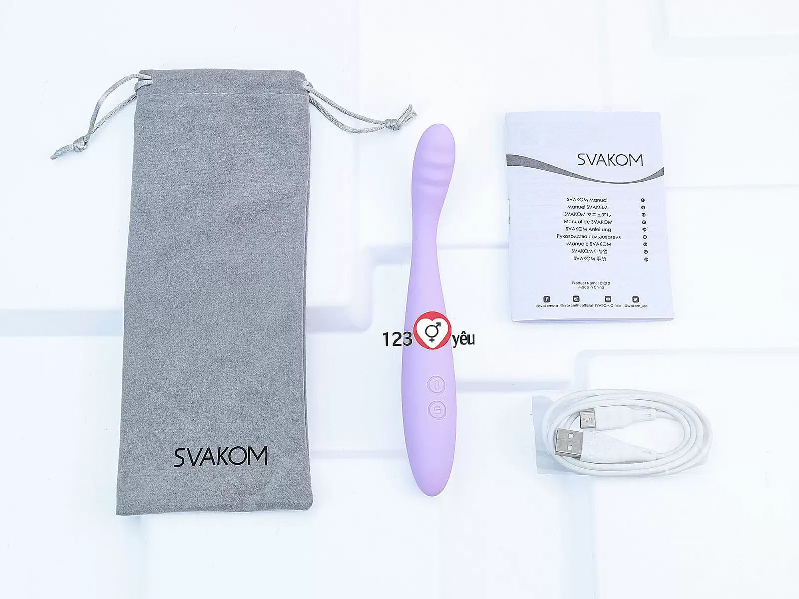 Máy massage ngón tay Svakom CiCi 2 điều khiển từ xa qua App điện thoại