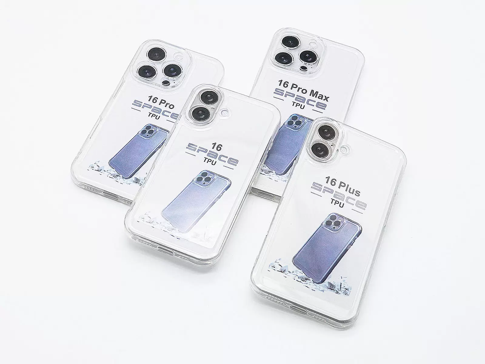Ốp lưng TPU Space trong suốt cho iPhone 16 Plus