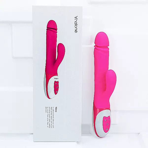 Dương vật giả đa năng Nalone Wave rung, xoay, thụt làm ấm sử dụng pin sạc