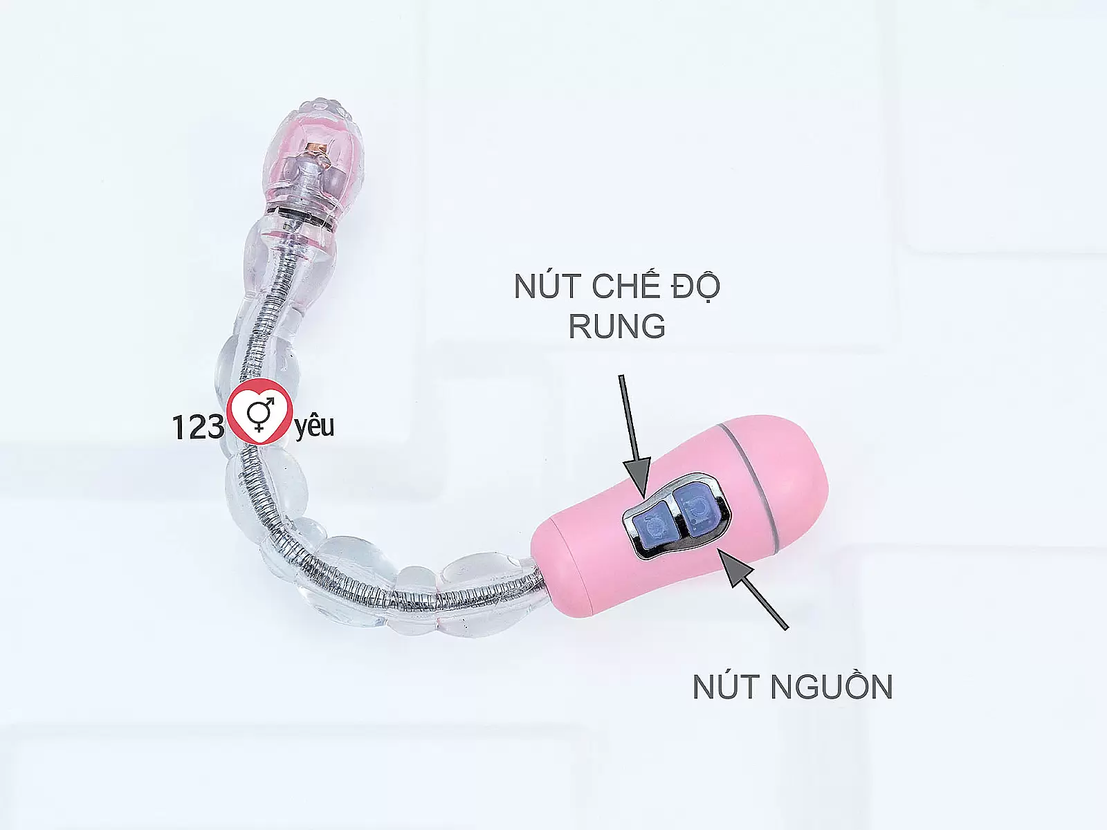 Dụng cụ kích thích hậu môn uốn cong Distortion