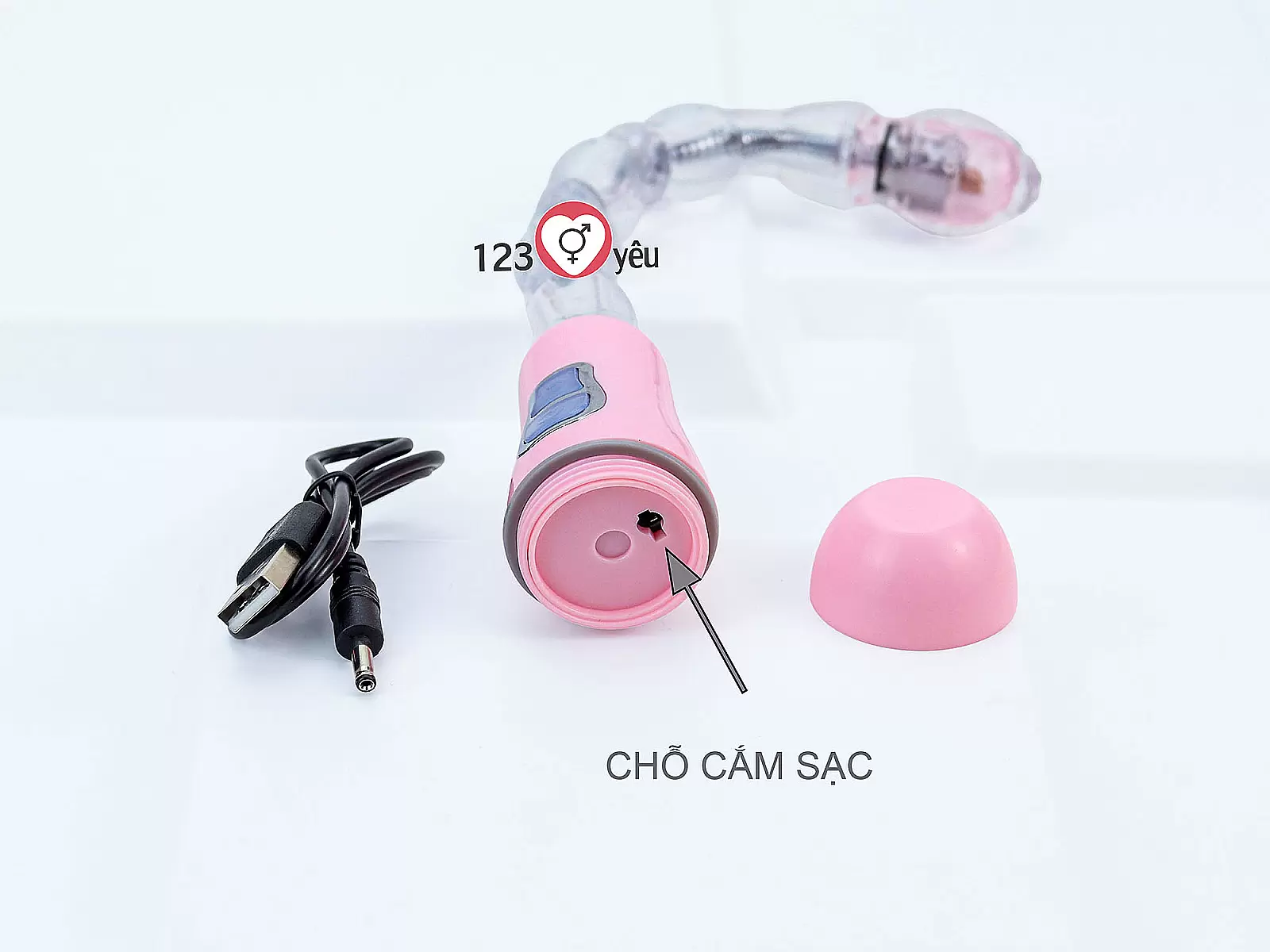 Dụng cụ kích thích hậu môn uốn cong Distortion