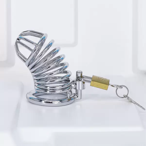 Dụng cụ bạo dâm khóa dương vật inox