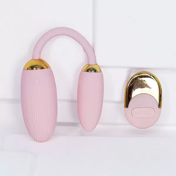 Trứng rung 2 đầu Ankni điều khiển từ xa