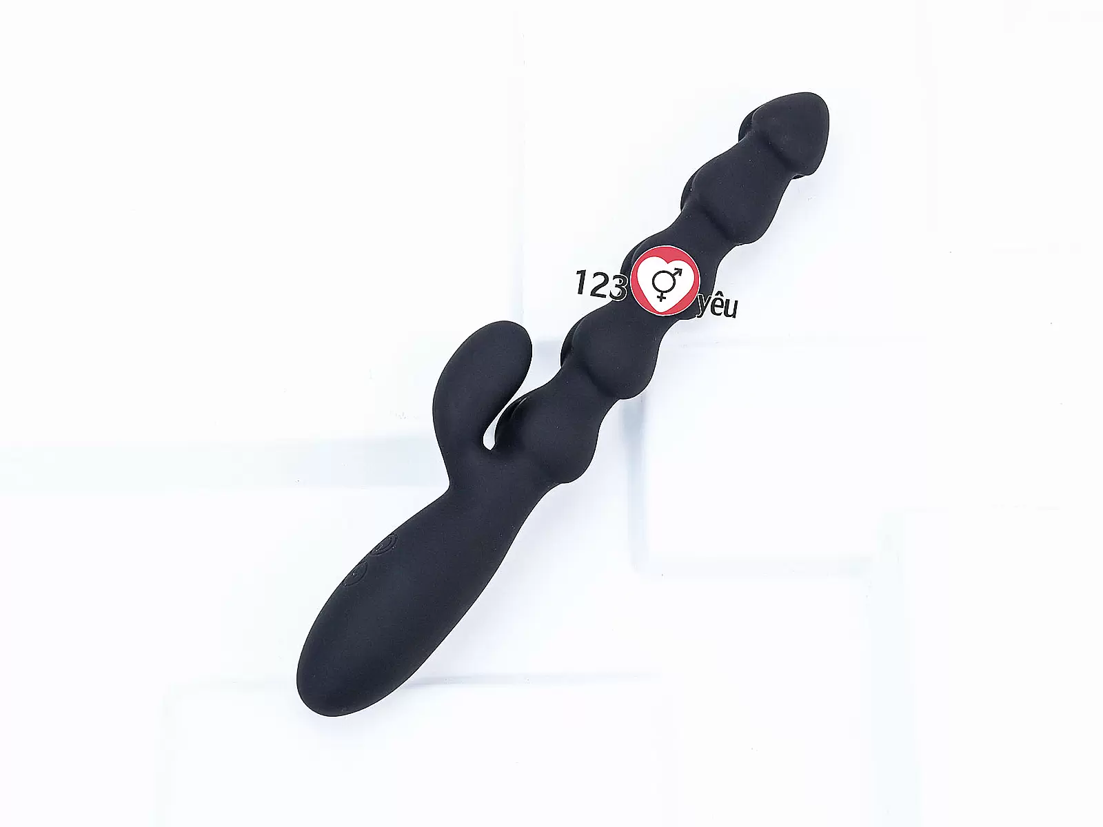 Máy rung mát xa hậu môn 2 nhánh pin sạc