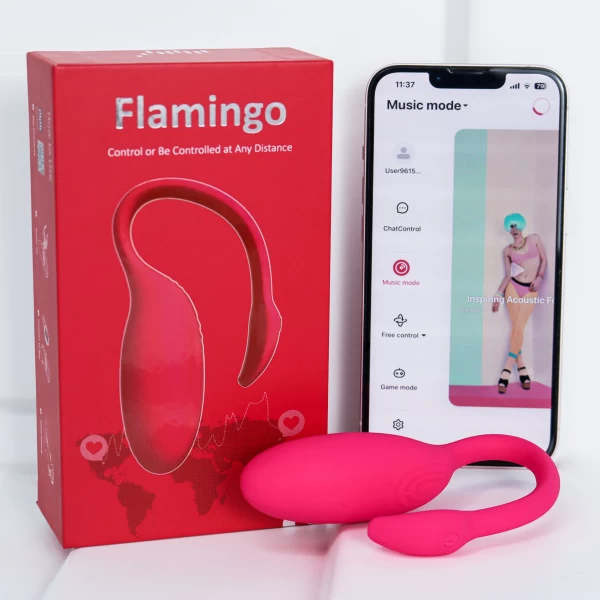 Trứng rung thiên nga Magic Motion Flamingo điều khiển Smartphone ➩ Hàng thật