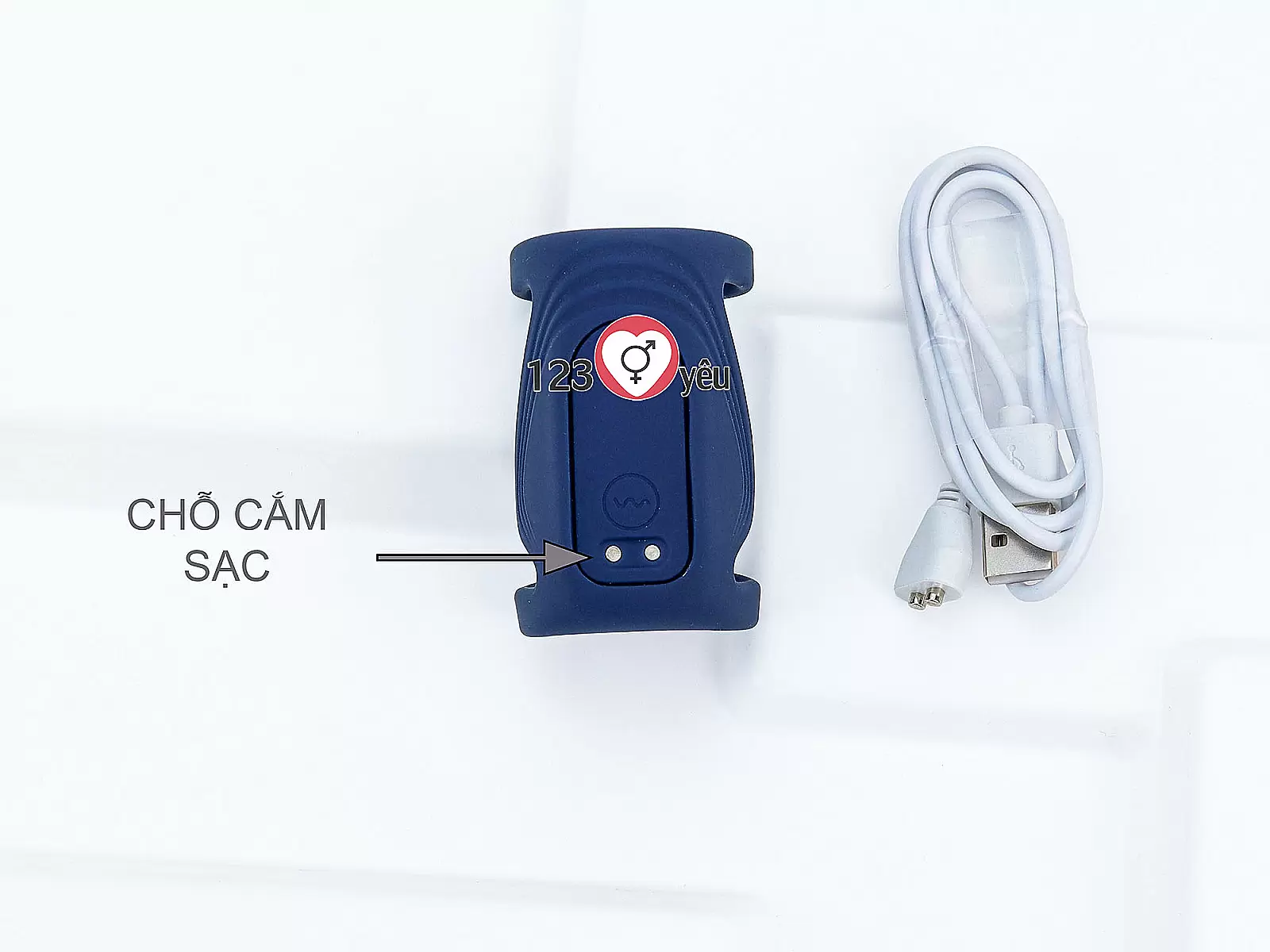 Vòng đeo dương vật Bicyclic Ring kèm điều khiển từ xa (không kèm dương vật giả)