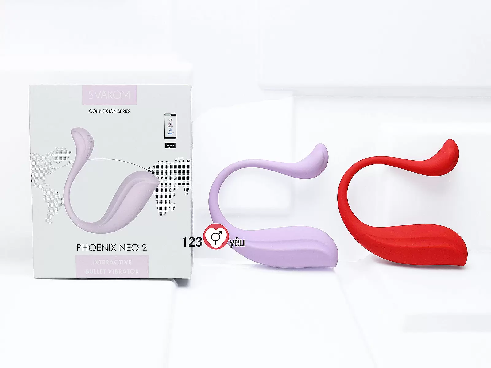 Mát xa tình yêu Svakom Phoenix Neo 2 điều khiển toàn cầu qua App