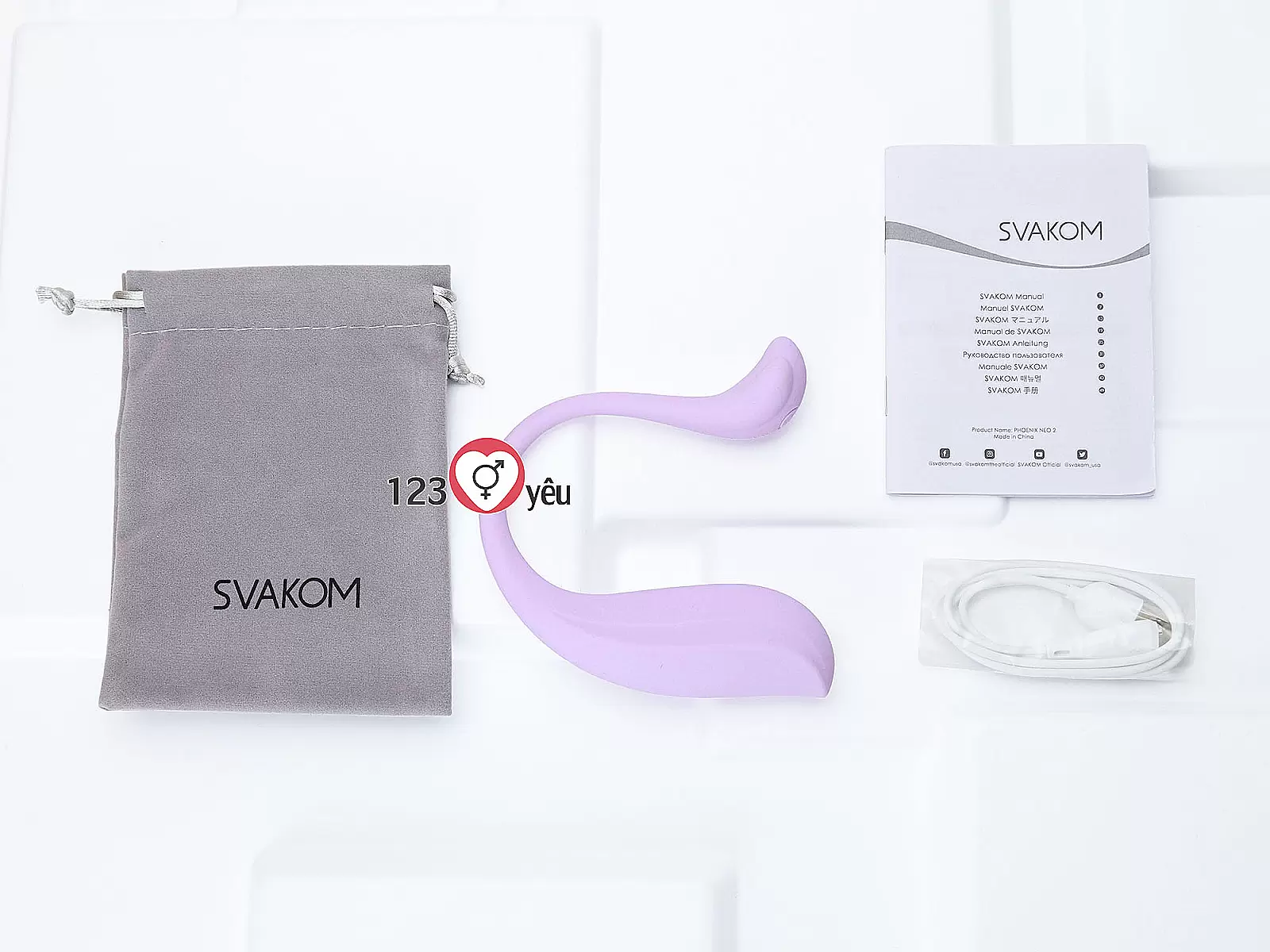 Mát xa tình yêu Svakom Phoenix Neo 2 điều khiển toàn cầu qua App