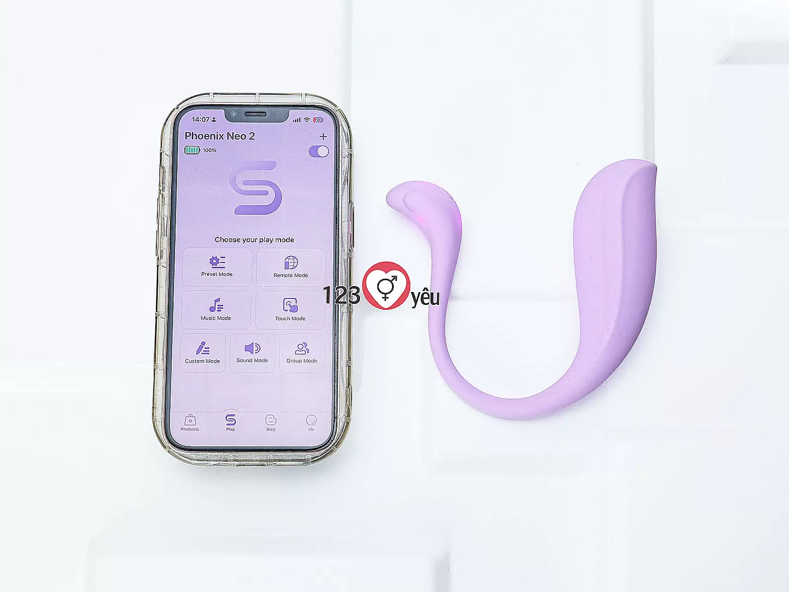 Mát xa tình yêu Svakom Phoenix Neo 2 điều khiển toàn cầu qua App