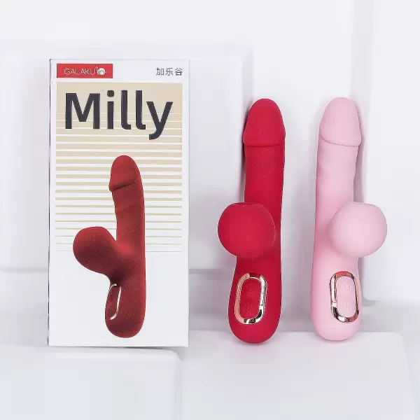 Dương vật giả đa năng Milly có nhánh phụ rung hút nhỏ gọn, tiện lợi
