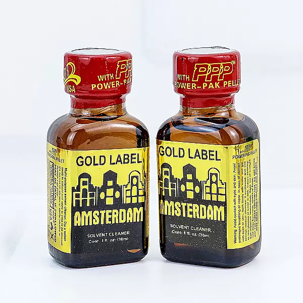 Chai hít Gold Label Amsterdam 30ml tăng cảm giác khoái cảm