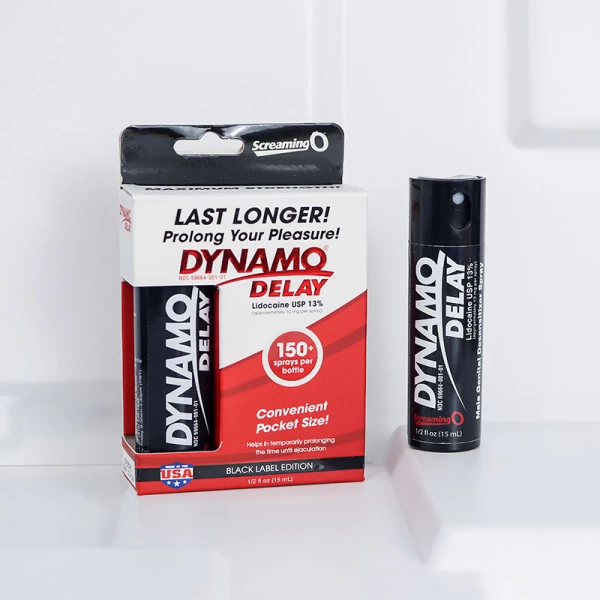 Dynamo Delay Black chai xịt chống xuất tinh sớm kéo dài thời gian