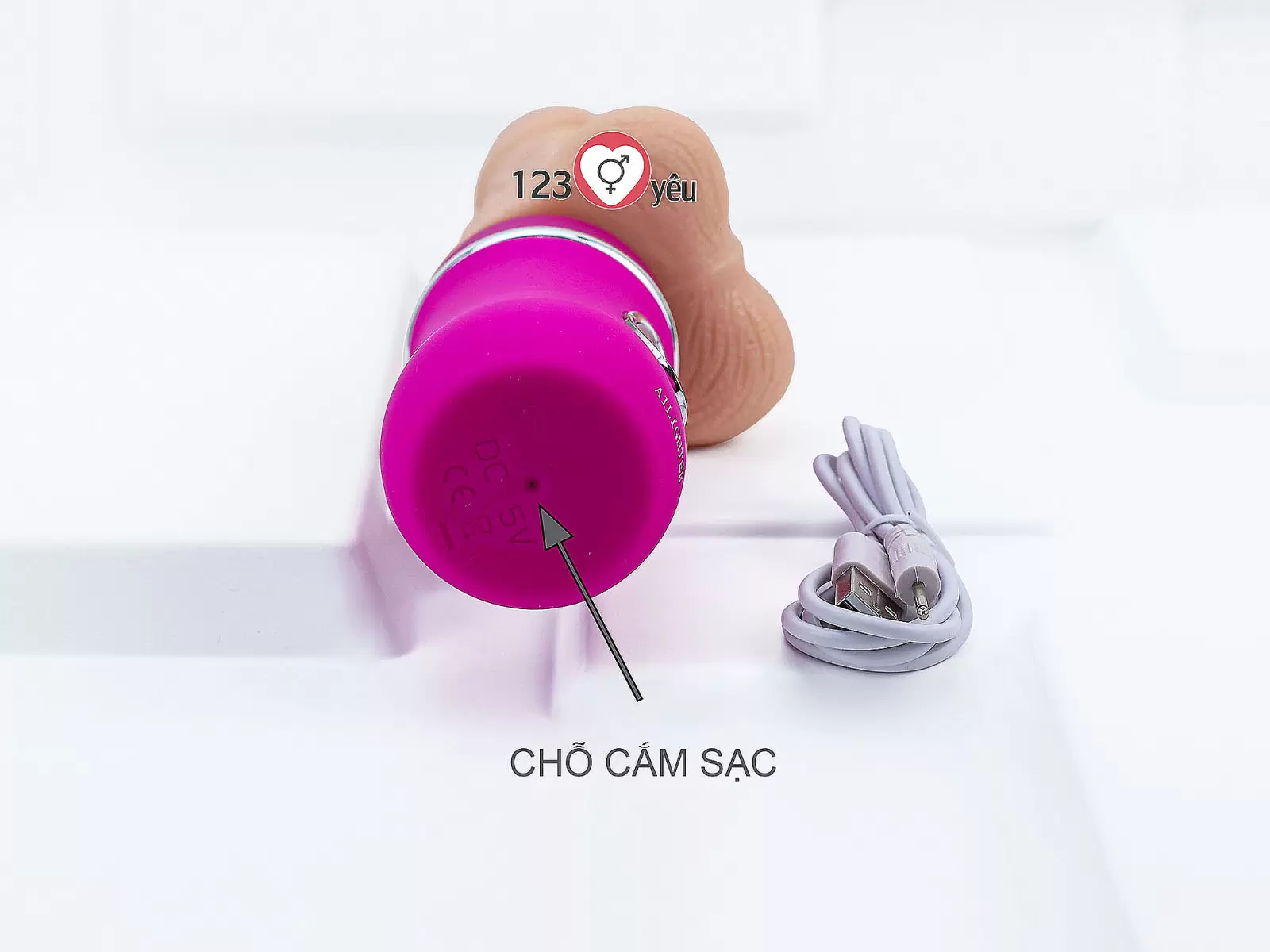 Dương vật giả Ailighter rung, thụt, phát nhiệt