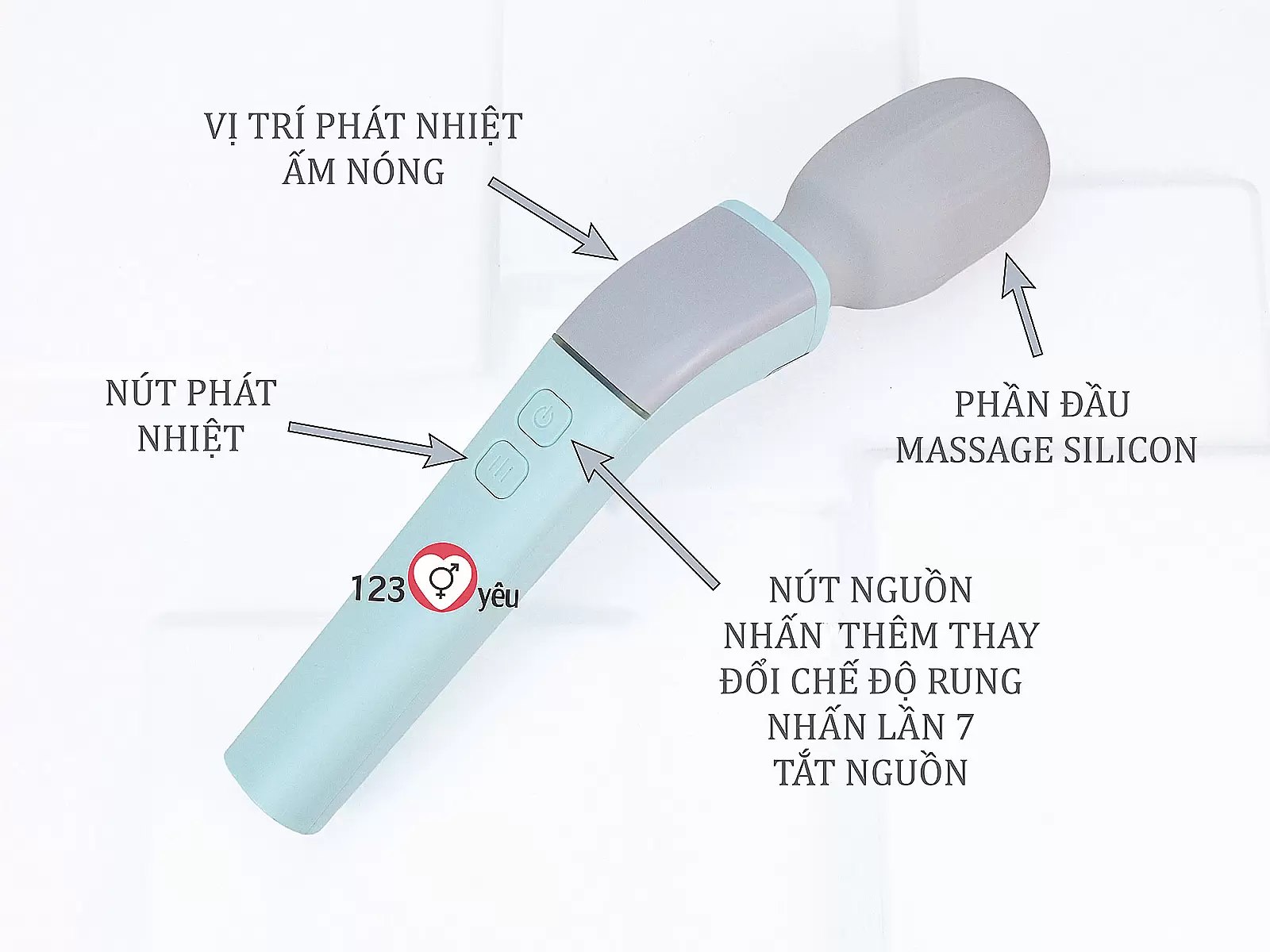Máy massage Handy rung cực mạnh cắm điện trực tiếp