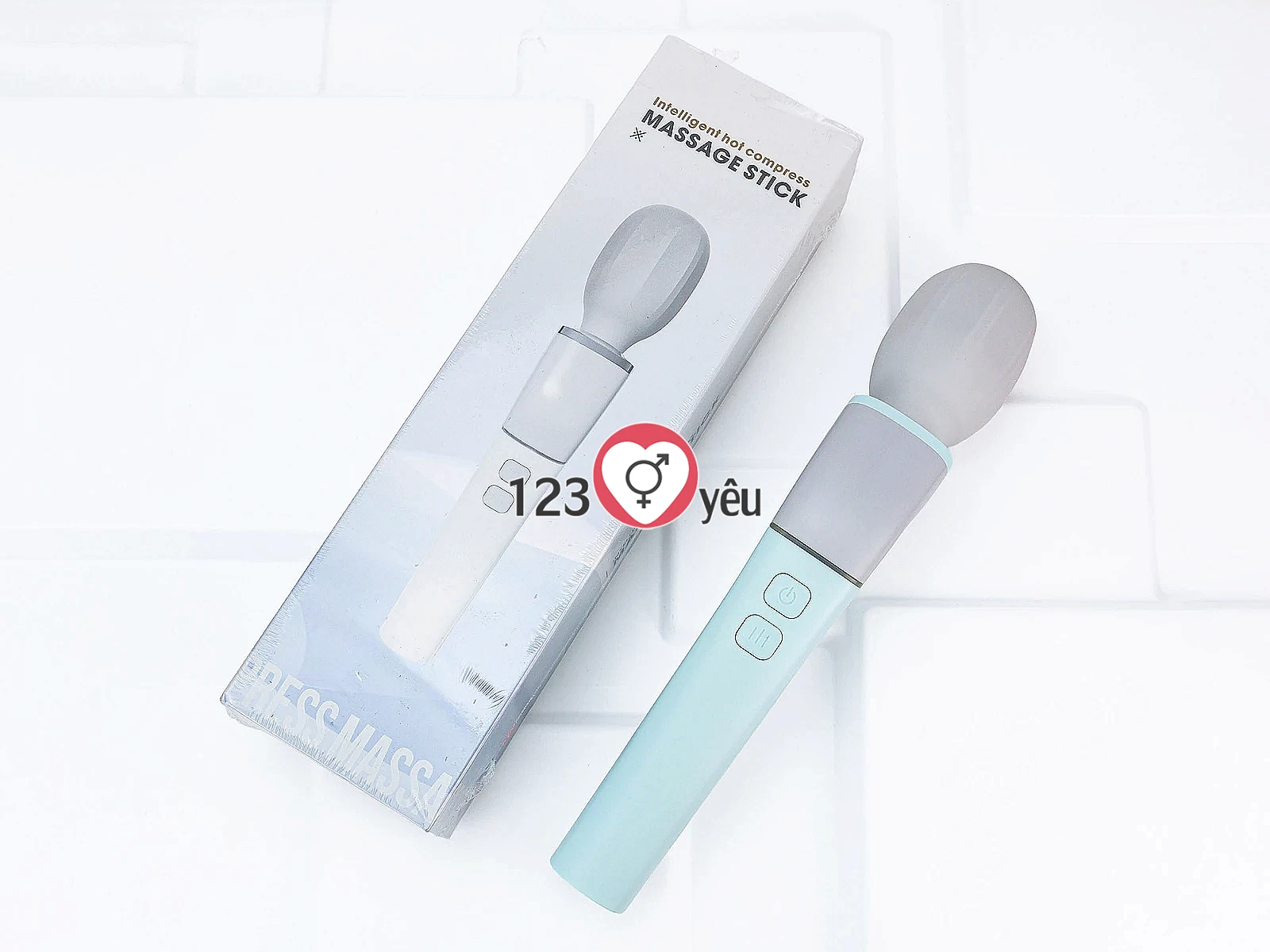 Máy mát xa ấm nóng Stick rung mạnh thư giãn cực đỉnh