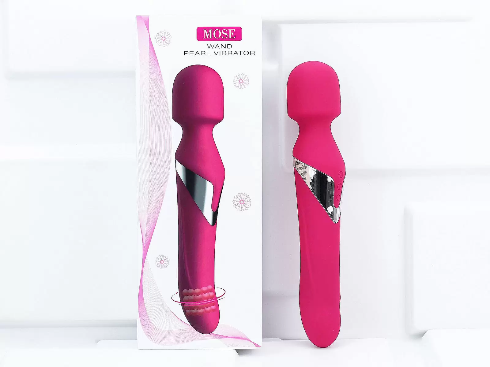 Máy massage điểm G 2 đầu xoay bi Mose pin sạc