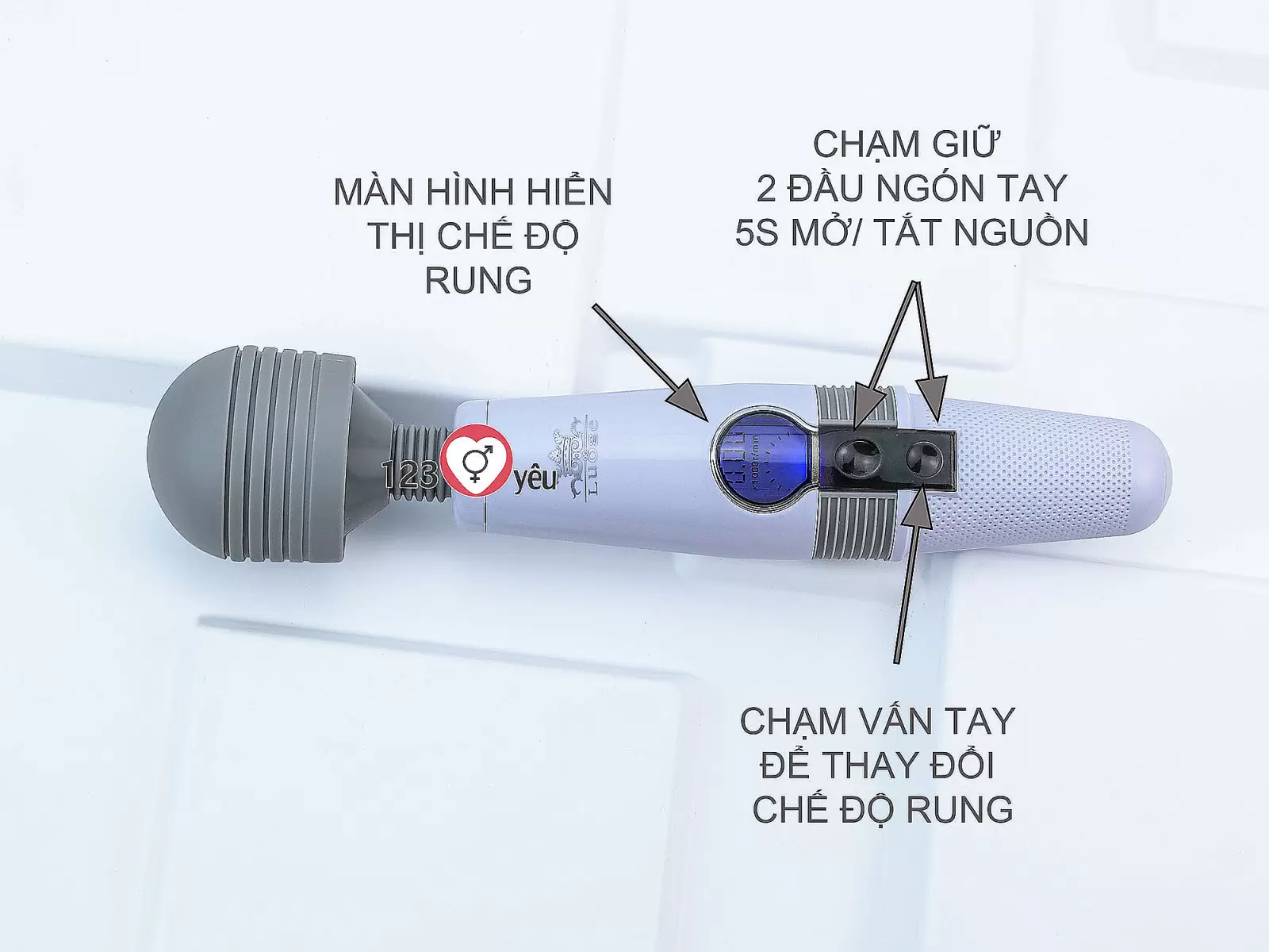 Máy massage điểm G âm đạo Louge 818
