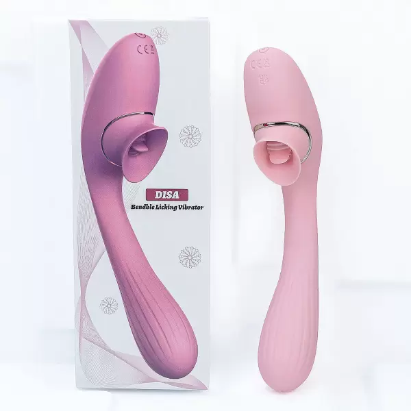 Lưỡi liếm rung 2 đầu pin sạc nhỏ gọn