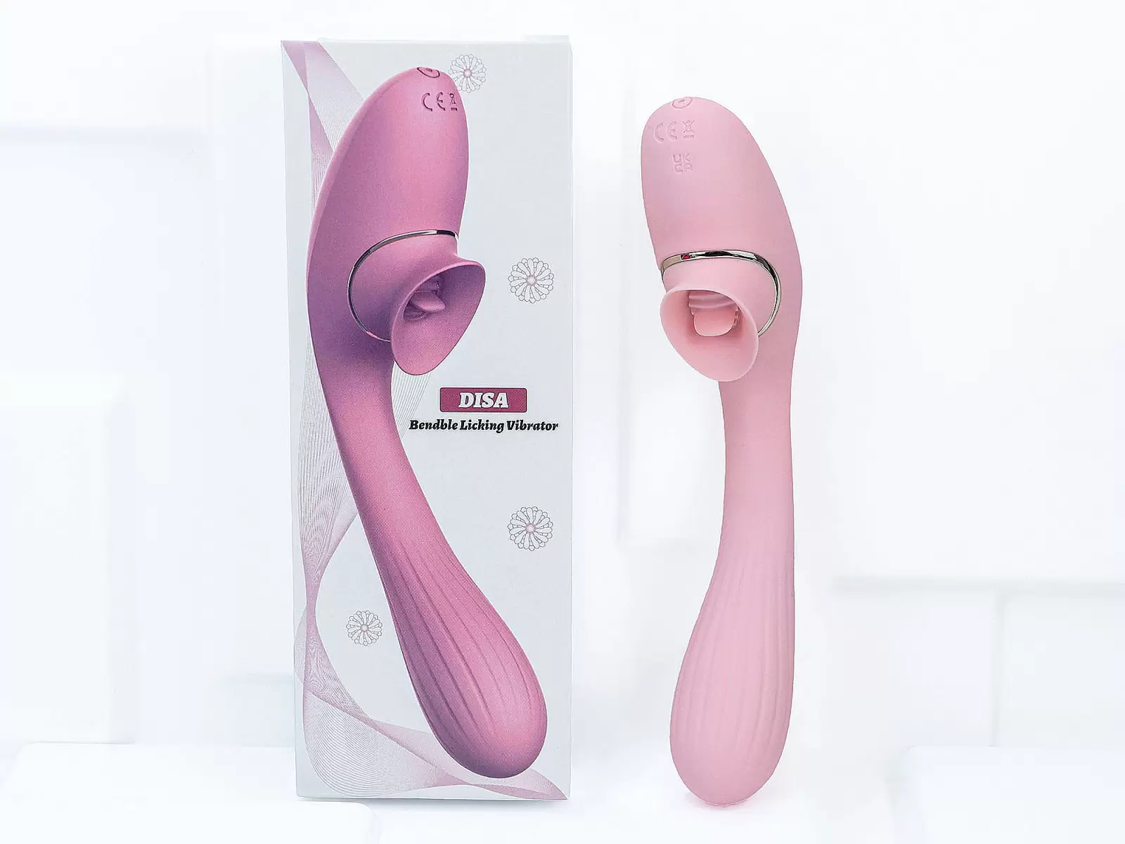 Lưỡi liếm rung 2 đầu pin sạc nhỏ gọn
