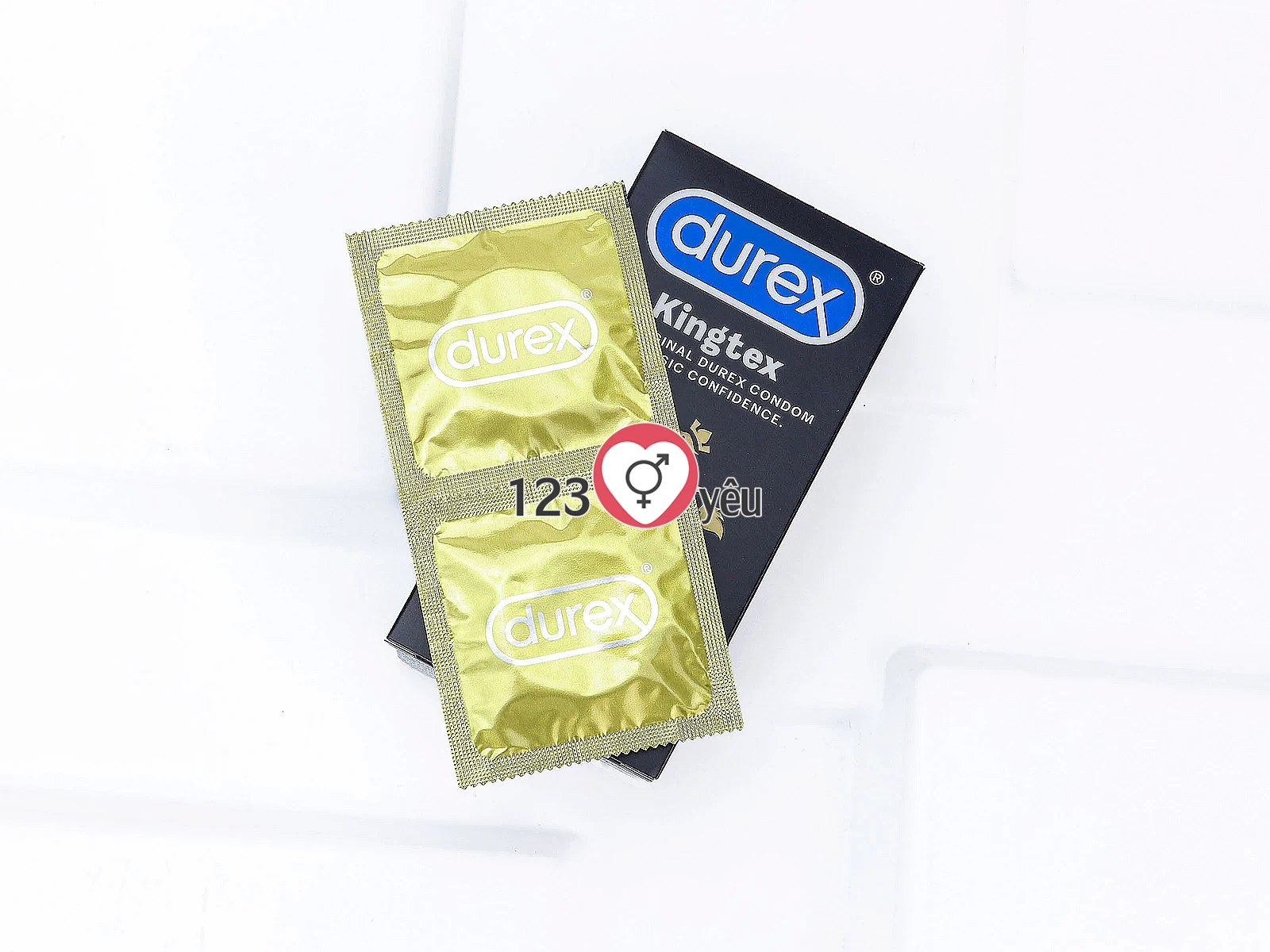 Bao cao su Durex Kingtex 12 bao co giãn tốt giúp tăng sự thoải mái