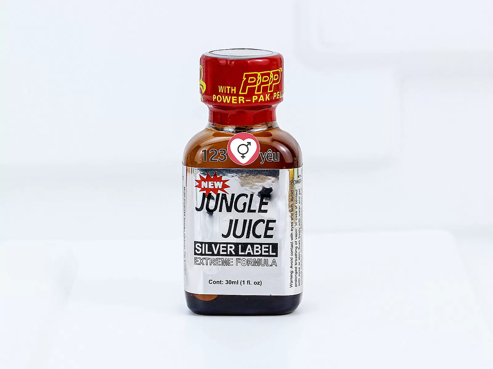 Chai hít Jungle Juice Silver Label 30ml giúp tăng cảm giác hưng phấn