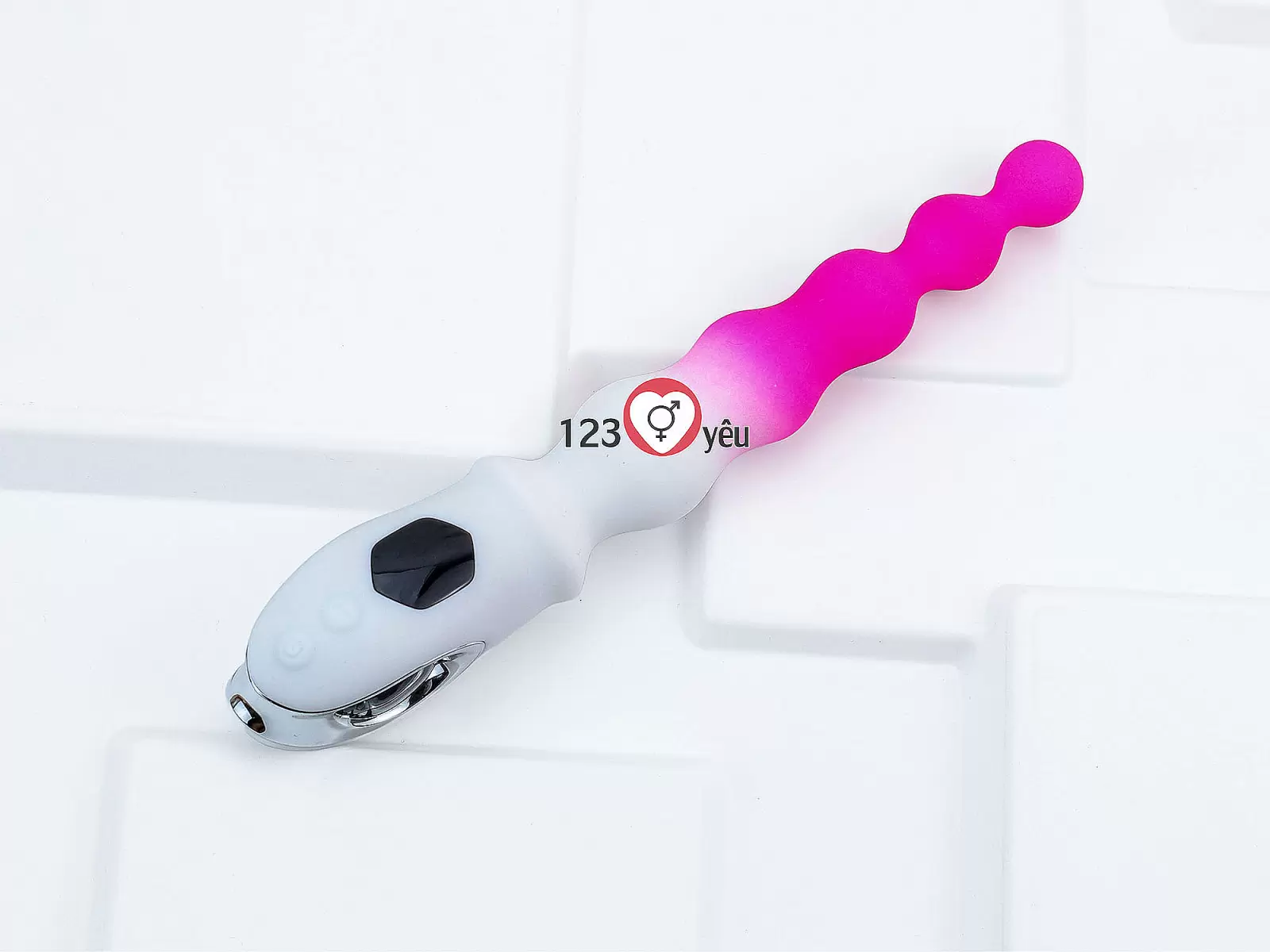 Kích hậu chuỗi bóng bi gợn sóng Pink Ripple
