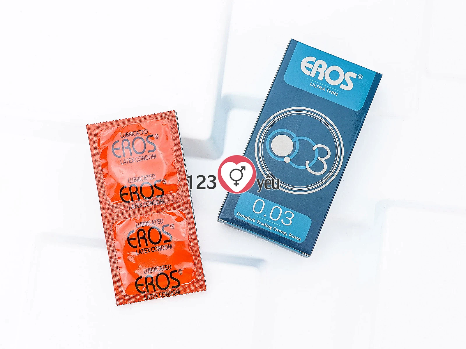 Bao cao su EROS Ultra Thin 0.03 siêu mỏng, cảm giác chân thật tối đa