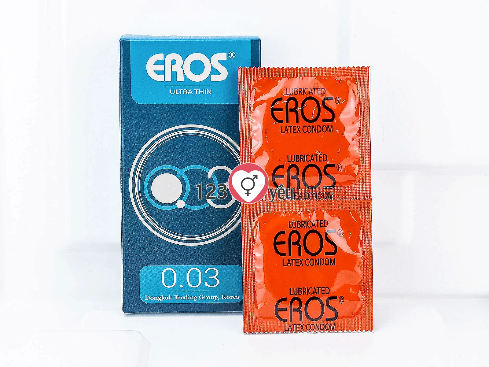 Bao cao su EROS Ultra Thin 0.03 siêu mỏng, cảm giác chân thật tối đa