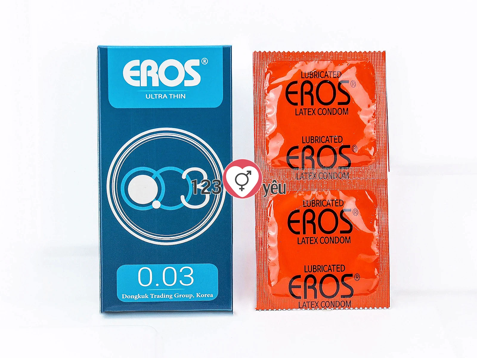 Bao cao su EROS Ultra Thin 0.03 – siêu mỏng chân thật