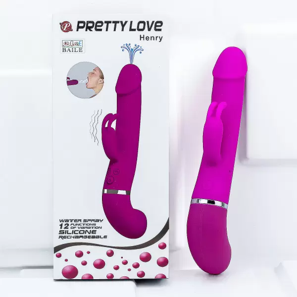 Dương vật giả xuất tinh Prettylove Henry