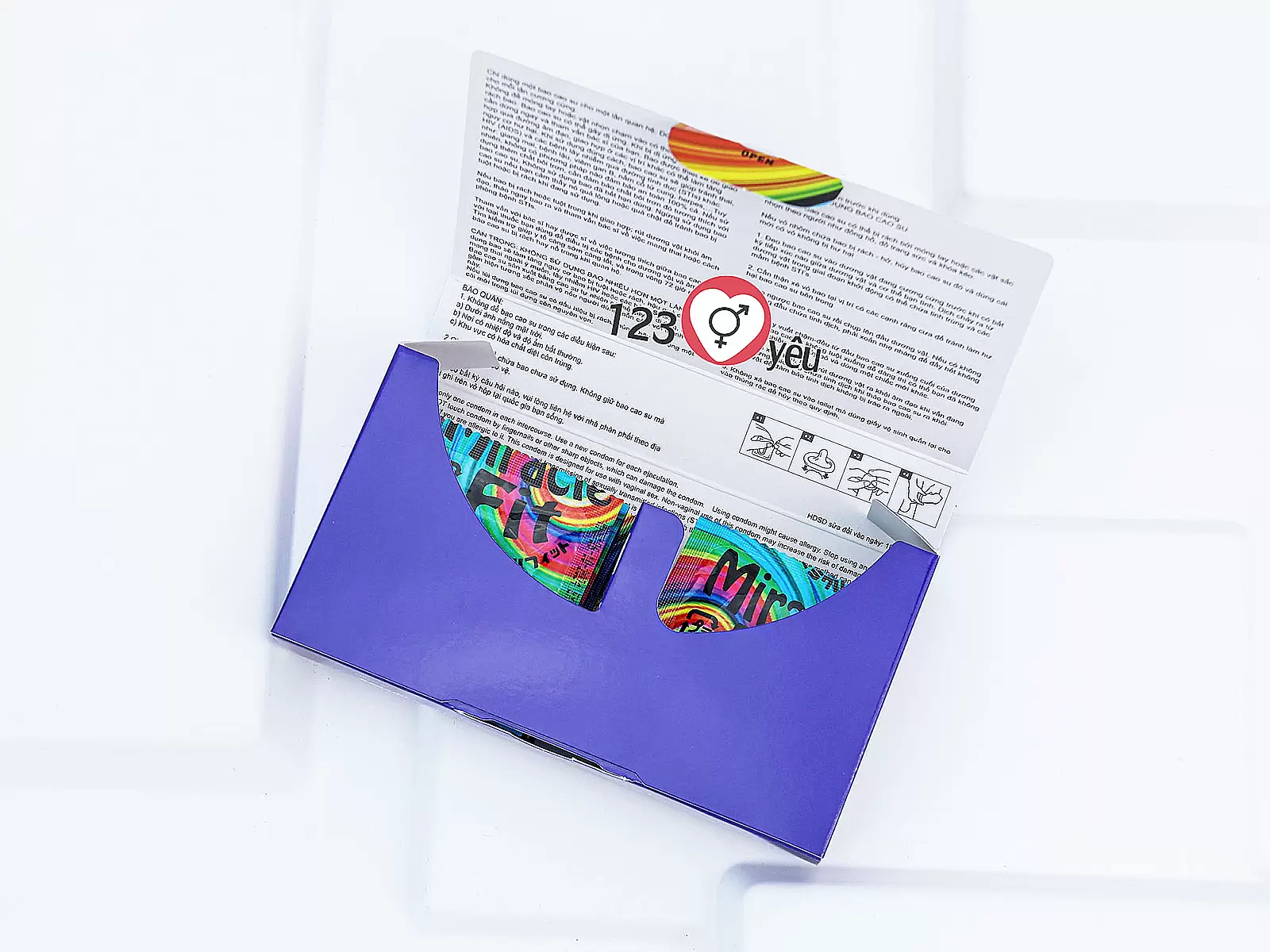 Sagami Miracle Fit cỡ 49mm siêu mỏng hộp 10 bao