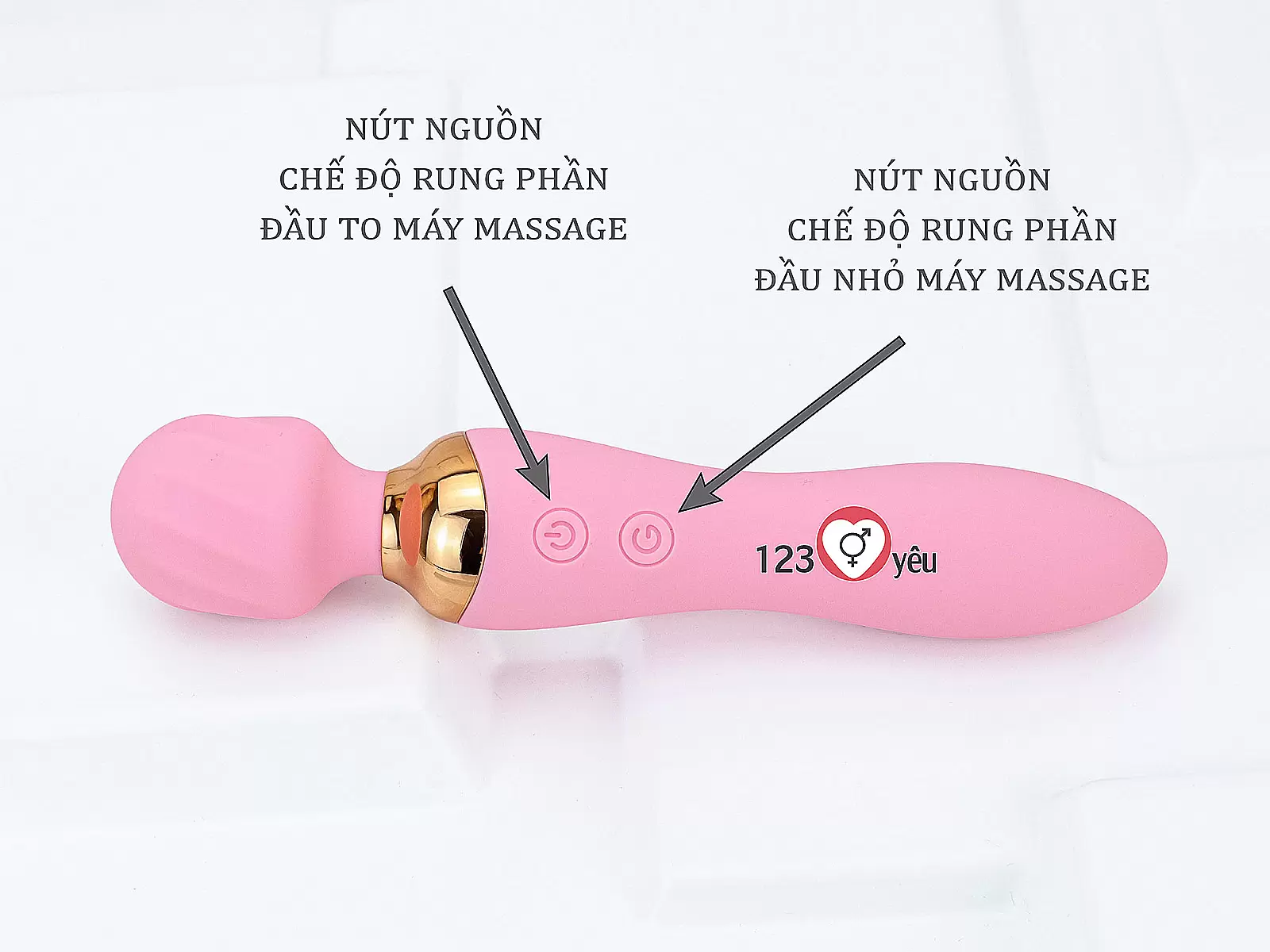 Máy massage điểm G rung kích thích hai đầu