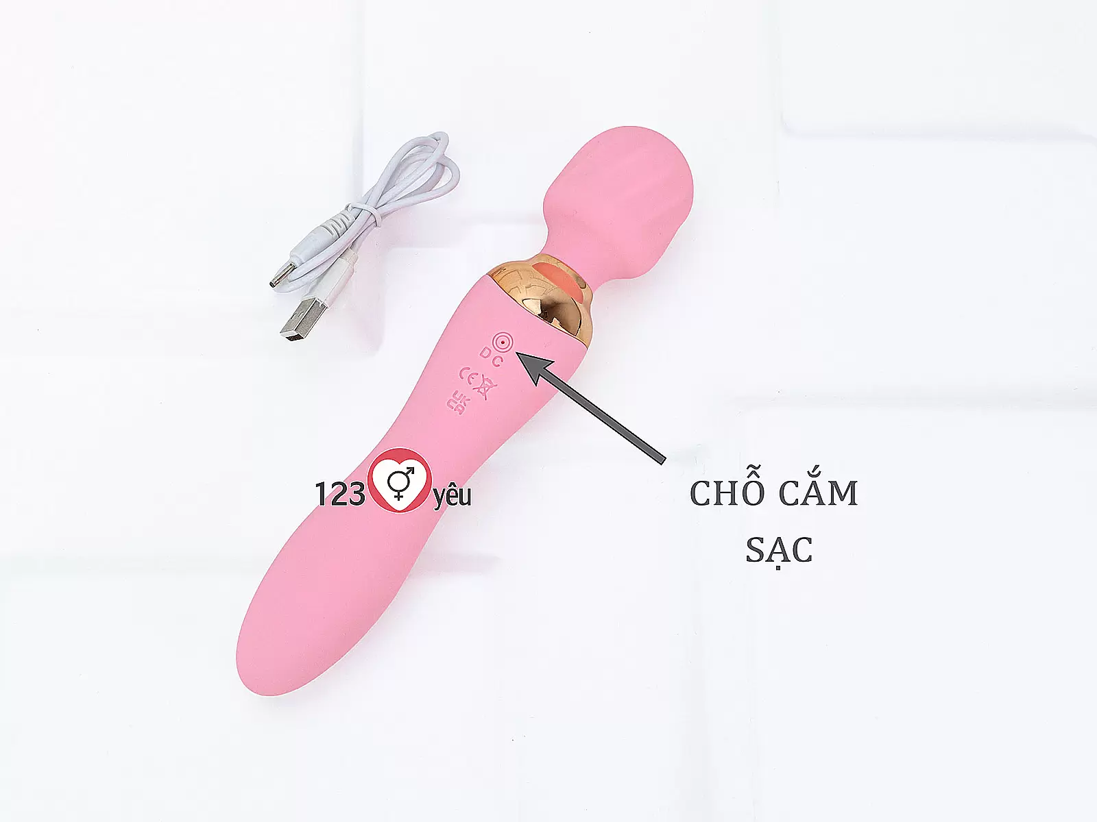 Máy massage điểm G rung kích thích hai đầu